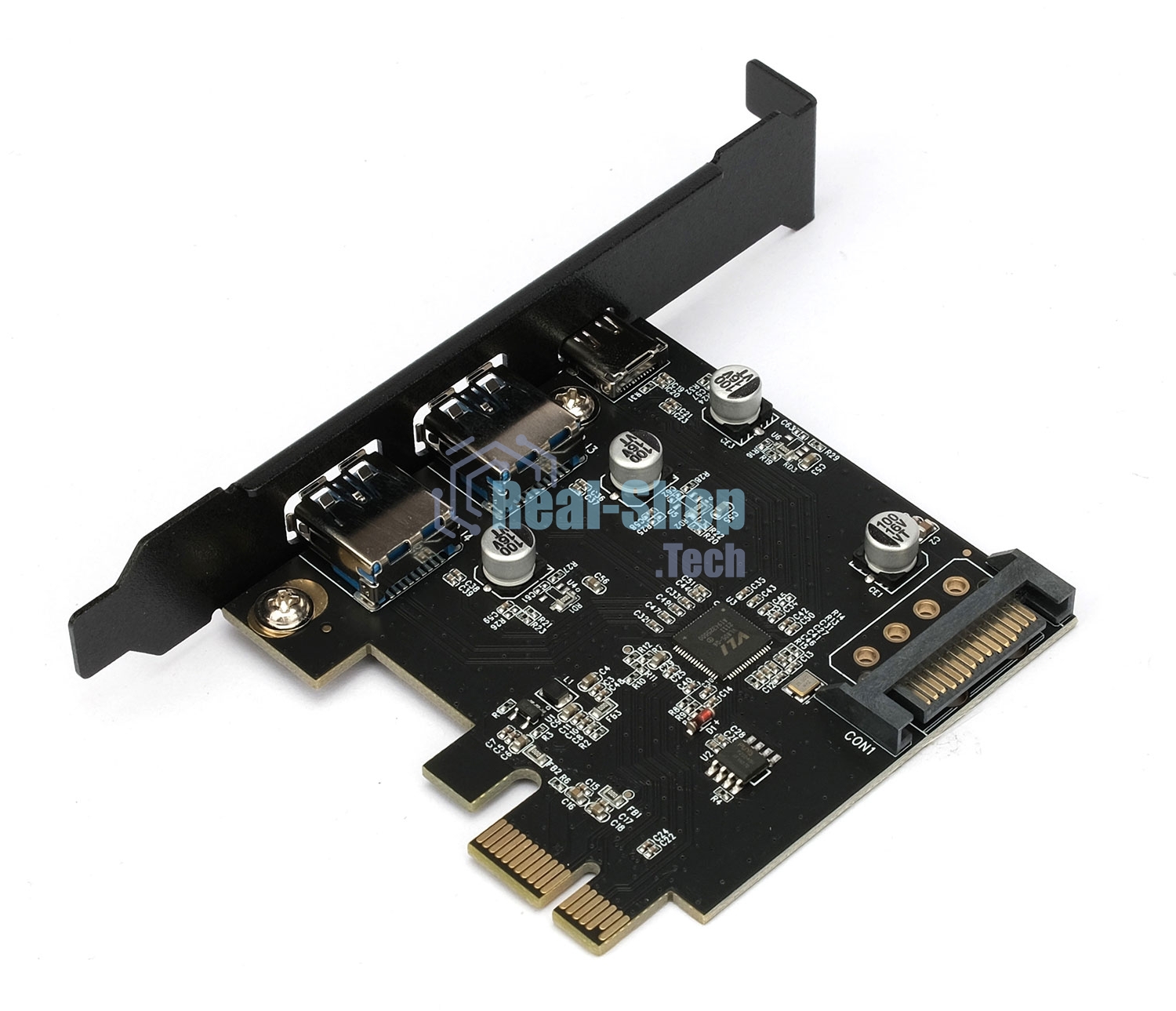 Контроллер USB 3.1 Gembird SPCR-03 в разъем PCI-e, 2xUSB-A + 1xType-C