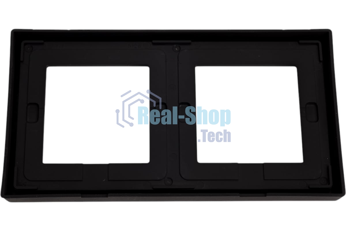 Рамка 2-м ArtGallery IP44 карбон SE GAL441002