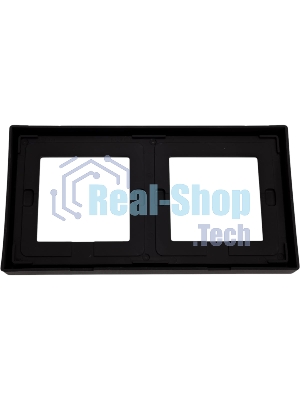 Рамка 2-м ArtGallery IP44 карбон SE GAL441002