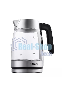 Чайник электрический KITFORT KT-641 1,8 л, 2200 Вт, серебристый