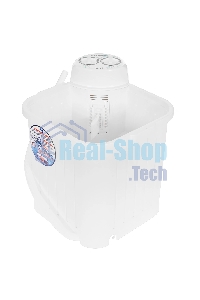 Стиральная машина Славда WS-35Е белая, загрузка вертикальная 3.5кг, класс: A+