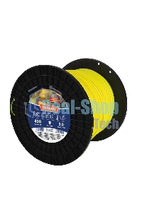 Леска PATRIOT Roundline D 3,0 мм L 400 м (круглая, желтая) 300-400-1