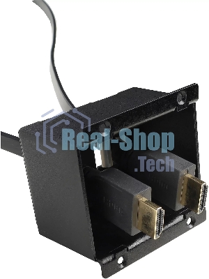 Кабельный ретрактор Wize Pro WRTS-HDMI120-RT HDMI, для установки в архитектурный лючок серии WRTS, кабель HDMI 2.0,4K60Гц, 120Гц, выдвижение 120 см. Занимает 2 места в лючке (2 места)