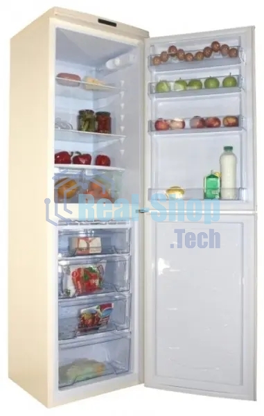 Холодильник DON R-296 BE бежевый мрамор двухкамерный 209/140л морозилка снизу