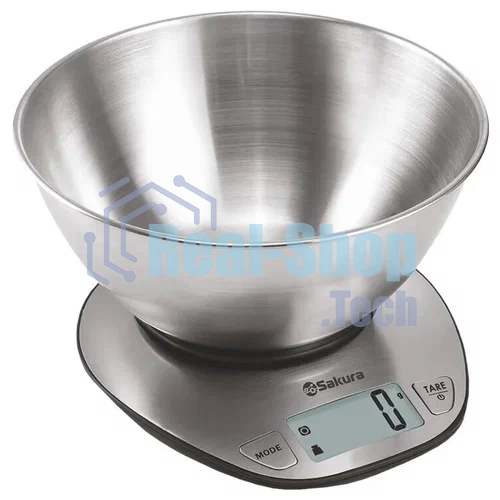 Весы кухонные Sakura SA-6064 5кг элек нерж