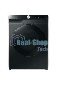 Стиральная машина Samsung WW80AG6L28BB черный, загрузка фронтальная 8 кг, 1200 об/мин, класс: A+++