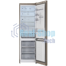 Холодильник Hotpoint HT 7201I BZ O3 бронзовый двухкамерный 239/83л морозилка снизу, No Frost