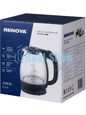 Чайник электрический Renova KT17G-08B