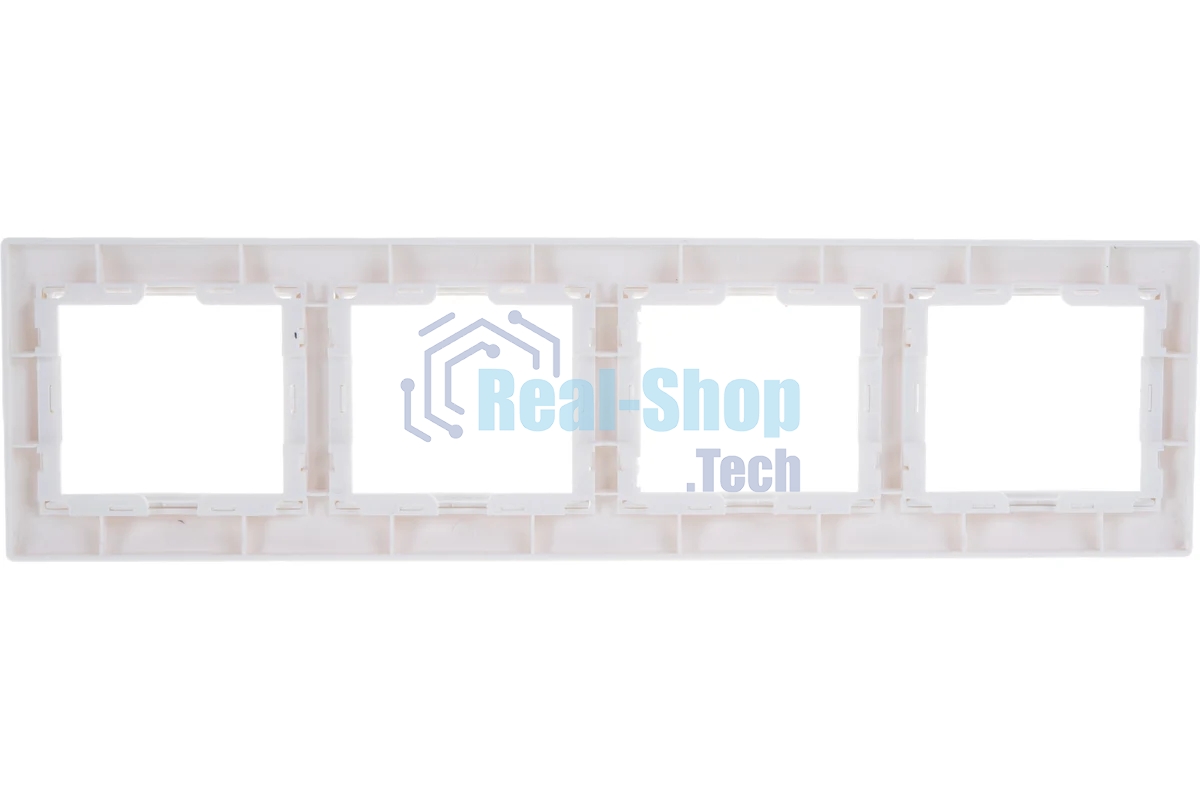 Рамка 4-м КВАРТА РГ-4-КБ горизонт. бел. ИЭК EMK40-K01-DM