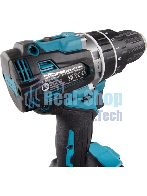 Дрель-шуруповерт Makita HP002GD201, 40 В, 2,5 Ач, 64 Нм, бесщеточный, ударный