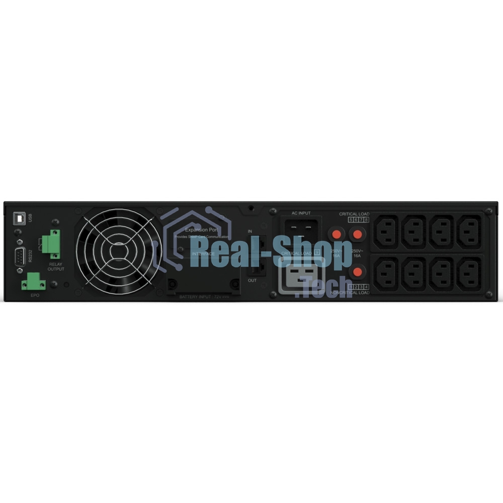 Источник бесперебойного питания Online CyberPower OL3000ERTX L2U 3000VA/2700W USB/RS-232/Dry/EPO/SNMPslot/RJ11/45/ВБМ (8 IEC С13, 1 IEC C19)