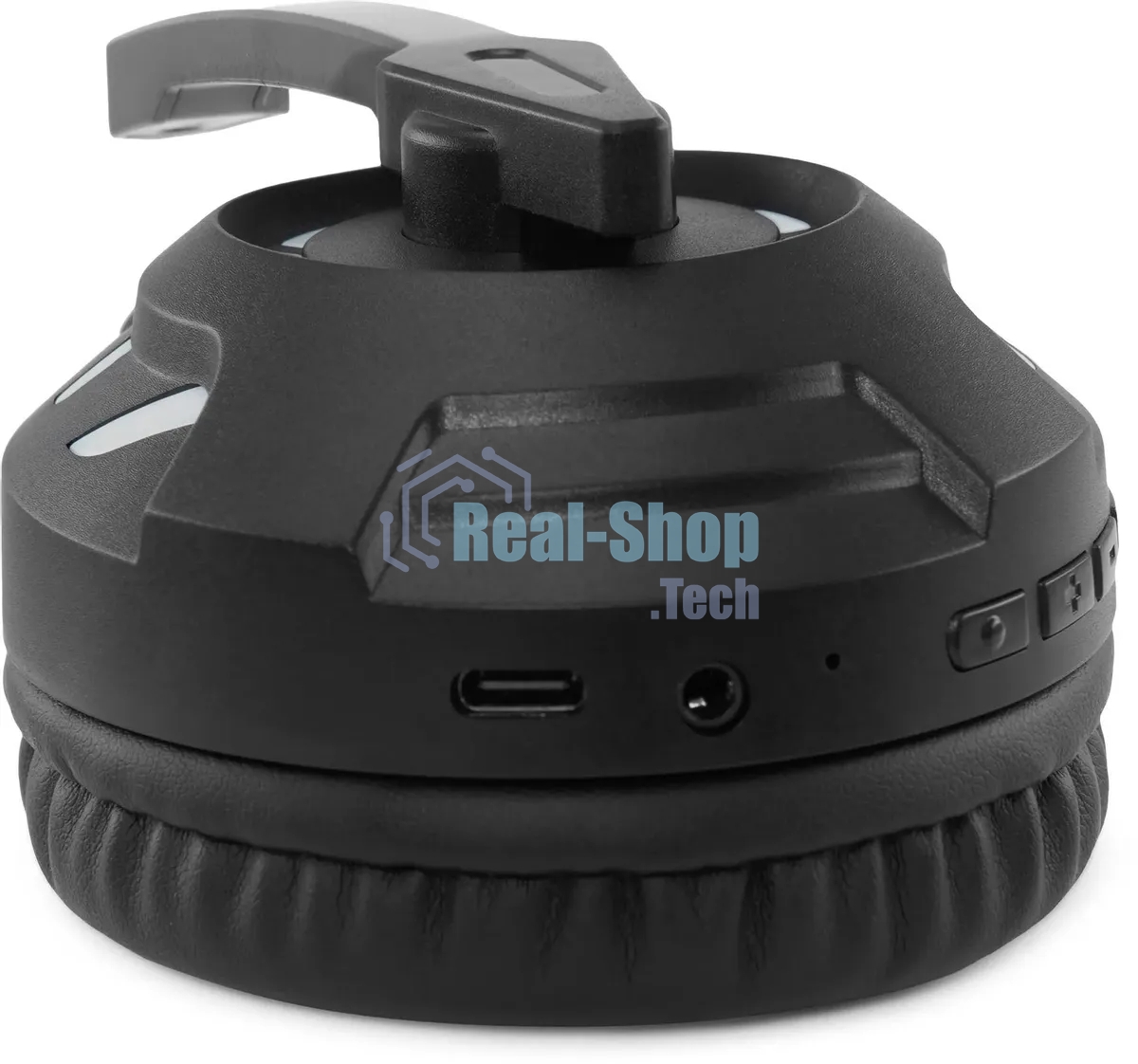 Гарнитура беспроводная/проводная с микрофоном Оклик HS-L420G черный накладные BT оголовье (1939799)