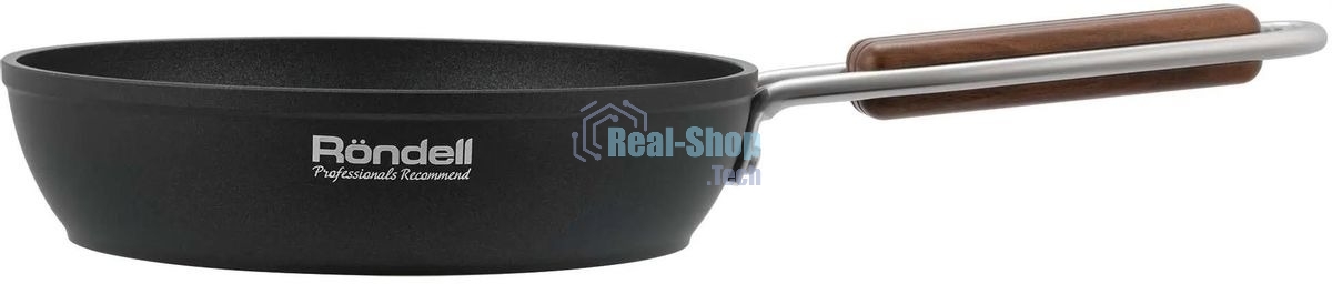 Сковорода Rondell Fjord RDA-1794, 24 см, без крышки, черный