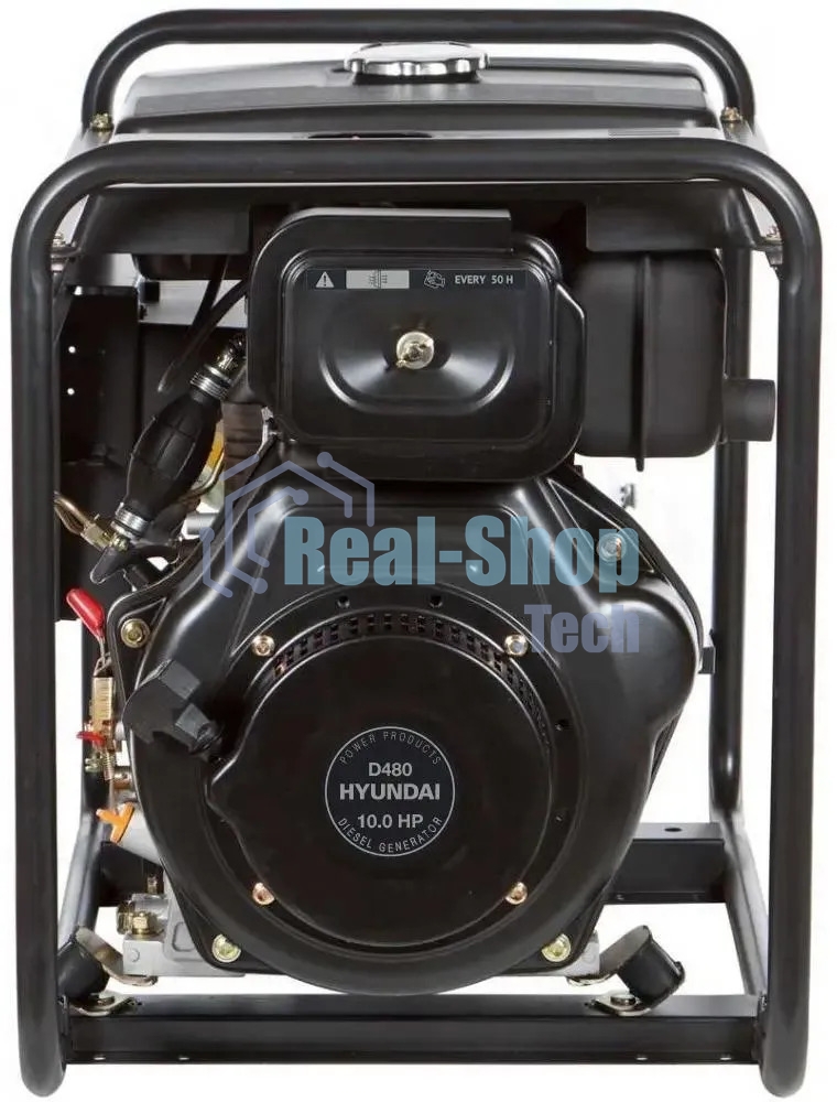 Электрогенератор дизельный Hyundai DHY 6500L, 5.5 кВт, 82 дБ, 95 кг