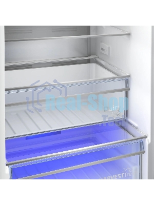 Встраиваемый холодильник Beko BCNA306E3S белый, 2 камеры, 215/69 л., морозилка снизу, No Frost