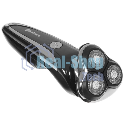 Электробритва Sakura SA-5425BK 3гол триммер влаж.бритье