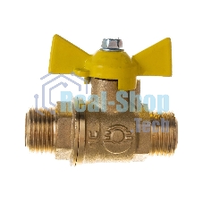 Кран шаровой для газа VALFEX 11Б27фтМ 1/2' НН ручка бабочка