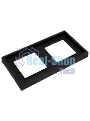 Рамка 2-м ArtGallery IP44 карбон SE GAL441002