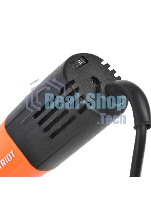 Угловая шлифовальная машина (УШМ) PATRIOT AG 126E, пылезащищенная. 1050Вт, Диск 125 мм