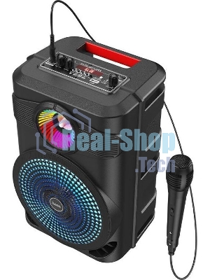 Портативная колонка с микрофоном большая HOCO BS46