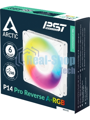 Вентилятор в корпус Arctic Cooling Вентилятор корпусной ARCTIC P14 Pro Reverse A-RGB White (ACFAN00324A) 