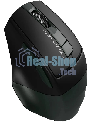 Мышь беспроводная A4Tech Fstyler FB35S темно-зеленый/черный, 2000 dpi, радиоканал, Bluetooth, USB, кнопки - 5