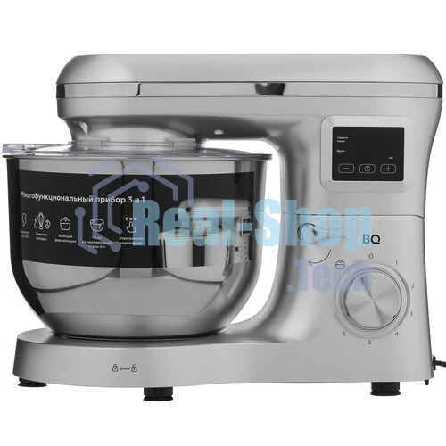 Миксер планетарный BQ MX640, 1600Вт, серебристый
