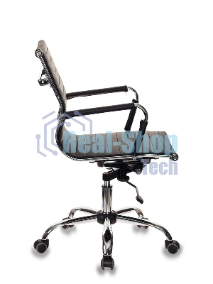 Кресло Бюрократ CH-883-LOW/BLACK черный, экокожа