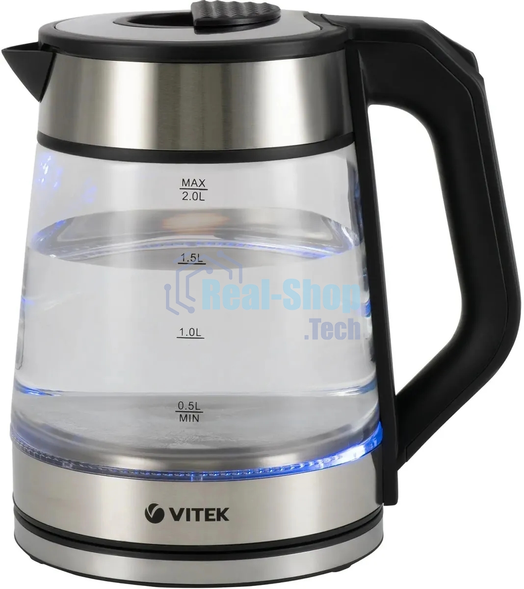 Чайник электрический Vitek VT-1176 черный 2200W 1.7л