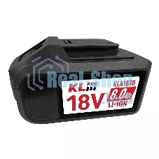 Профессиональная аккумуляторная батарея KLPRO KLA1880 (18В, Li-ion, 8.0А·ч)