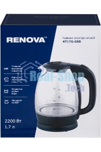 Чайник электрический Renova KT17G-08B