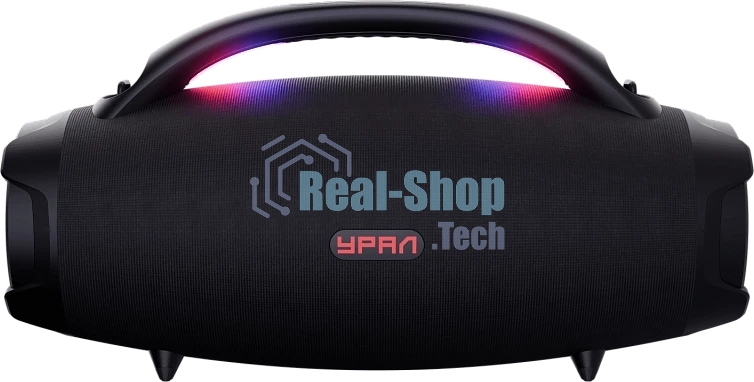 Колонка портативная Ural Урал ТТ М6+ КАРАОКЕ черный/черный 110W 1.1 BT/3.5Jack/USB-C 10м 8000mAh (ФР-00003975)
