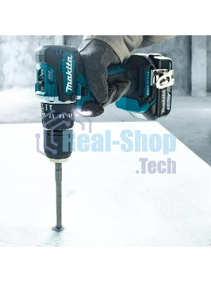 Дрель-шуруповерт Makita DHP487Z, 18 В, 0 Ач, 40 Нм, бесщеточный, ударный