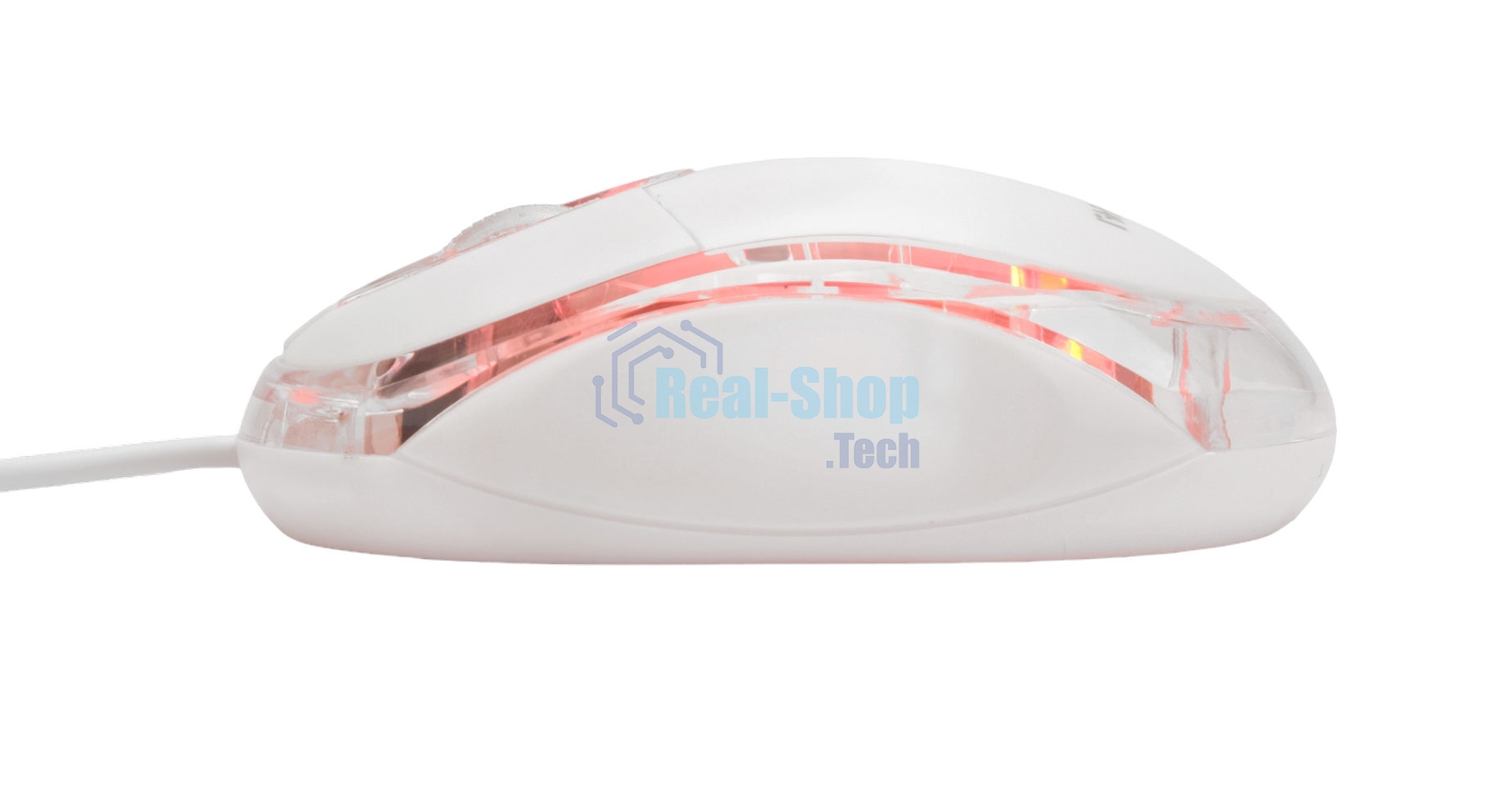 Мышь проводная Гарнизон GM-100W белый, 1000 dpi, USB, кнопки - 3