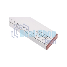 Уровень алюминиевый Sparta 400 мм, 2 глазка, линейка