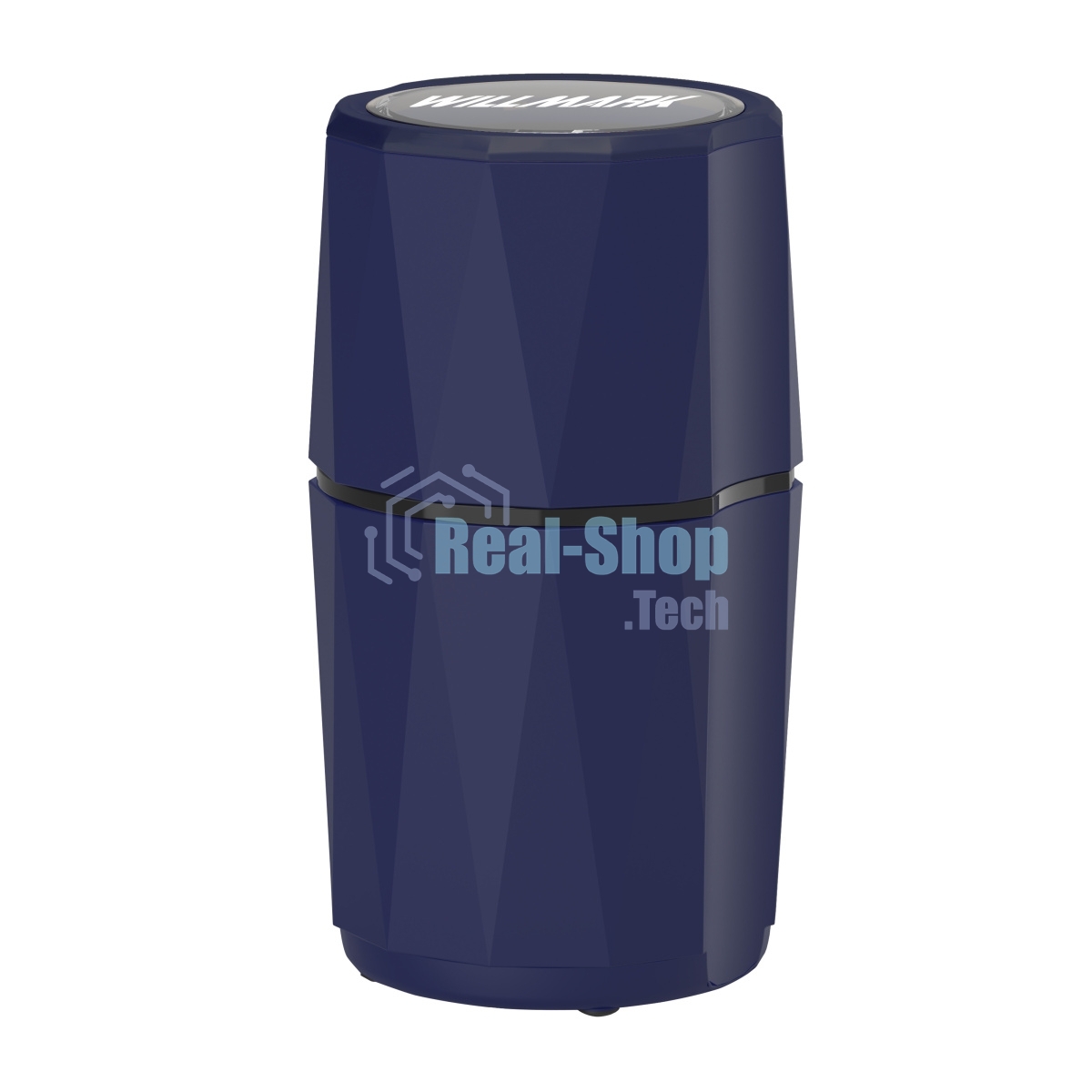 Кофемолка Willmark WCG-388 200 Вт, 100 г., прозрачная крышка, ротационный нож, синий