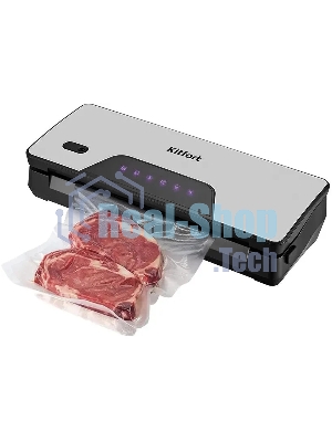 Вакуумный упаковщик Kitfort КТ-1517 130Вт серебристый/черный