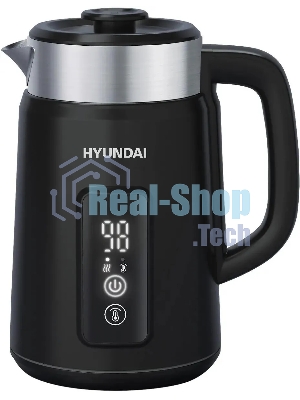 Чайник электрический Hyundai HYK-S3505 1.5 л, 2200 Вт, черный