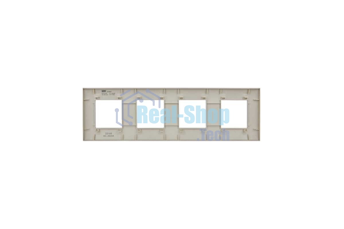 Рамка 4-м IEK SKANDY SK-F01B бежевый SK-M42-K10