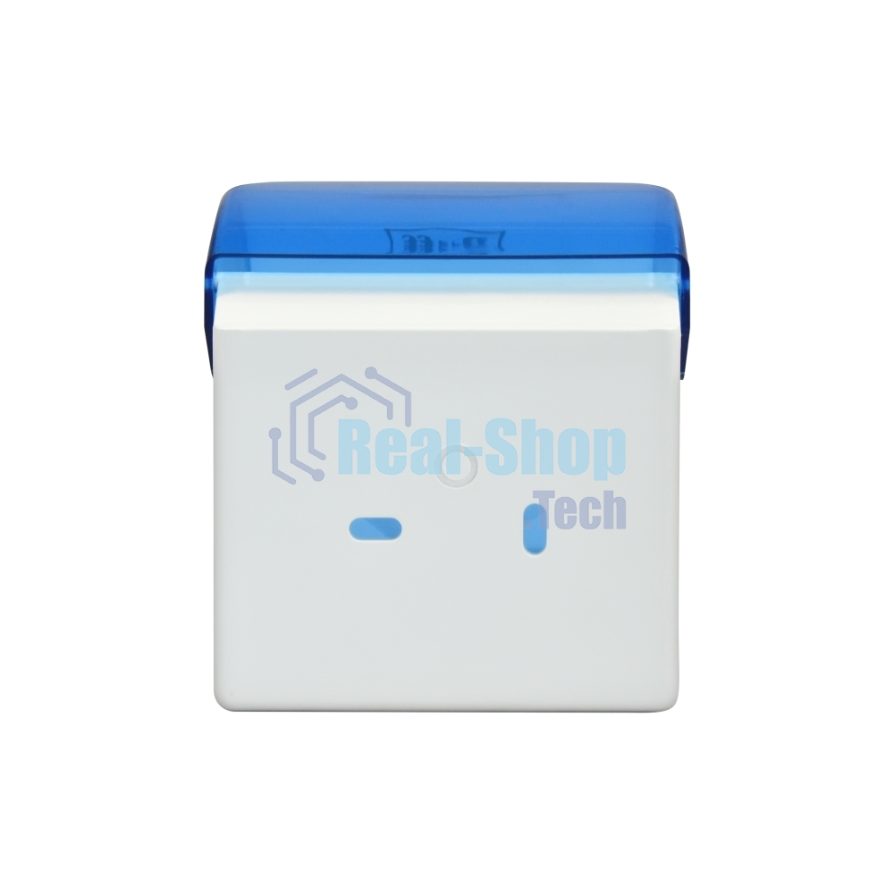 Диспенсер туалетной бумаги, малый Puff 7105, синий, пластиковый, 14,5х15,5х14,4 см