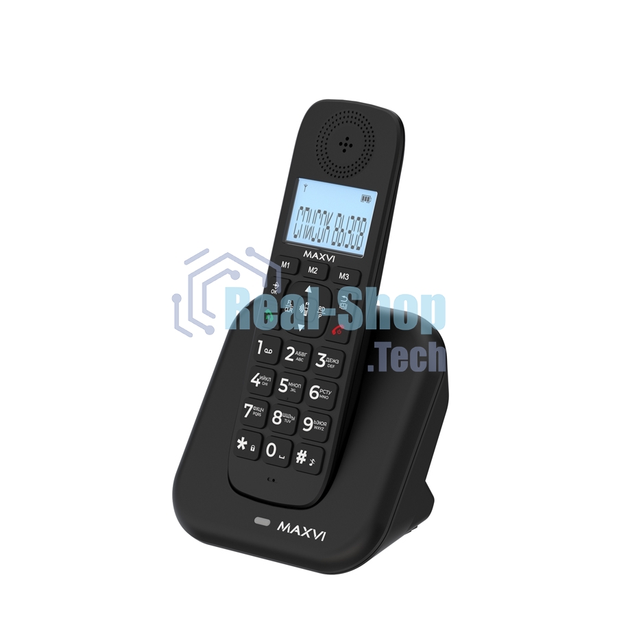 Радиотелефон MAXVI AM-02 черный