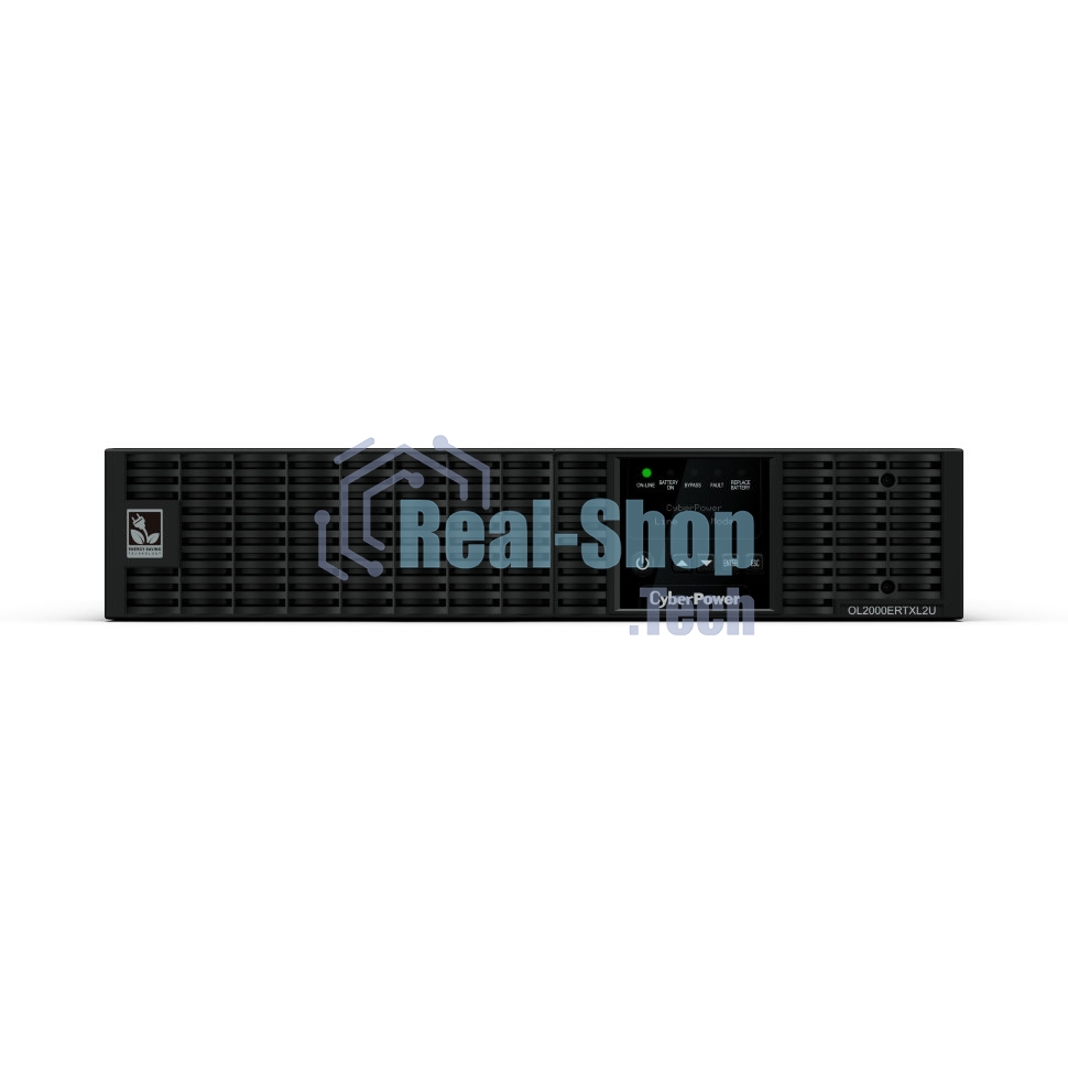 Источник бесперебойного питания Online CyberPower OL2000ERTX L2U 2000VA/1800W USB/RS-232/Dry/EPO/SNMPslot/RJ11/45/ВБМ (8 IEC С13, 1 IEC C19)