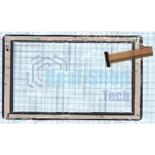 Сенсорное стекло (тачскрин) VTCP090A25-FPC-2.0, черное