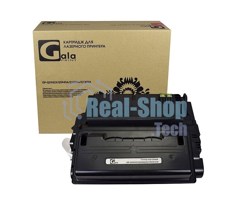 Картридж лазерный GalaPrint GP-Q5942X/Q5945A/Q1338/Q1339 черный (20000 стр) для HP LJ 4240/4240N/4250/4250DTN/4250DTNSL/4250N/4250TN/4345/4350/4350DTN/4350DTNSL/4350N/4350TN