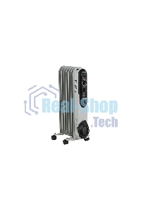 Обогреватель масляный Neoclima NC 9307 белый/черный, 1500 Вт, 15 м2, термостат 28742