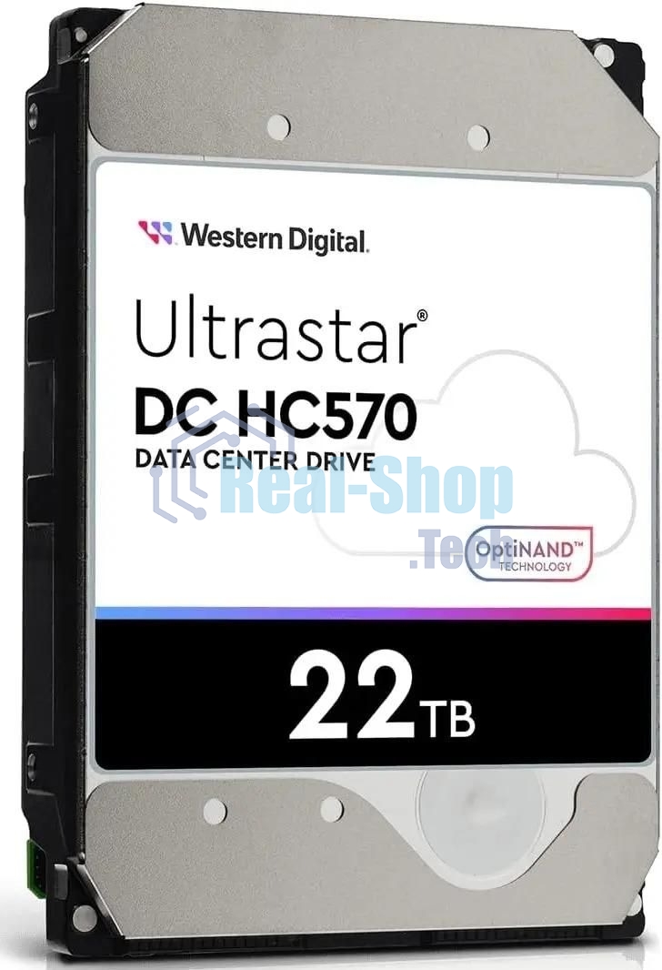 Жесткий диск Western Digital HDD Server Ultrastar DC HC570 WUH722222ALE6L4 22TB 7200rpm SATA-III 512Mb 3.5