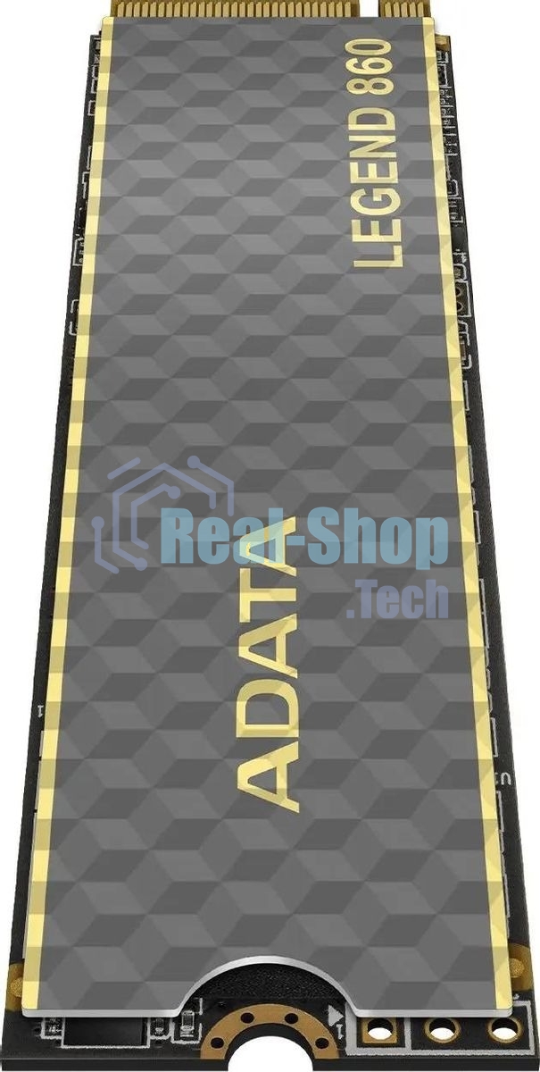 Накопитель SSD ADATA LEGEND 860, 1Tb, PCIe 4.0 x4, 2280, NVMe, R/W 6000/4000, с радиатором