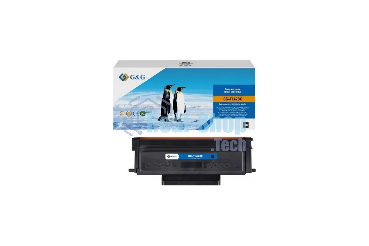 Картридж лазерный G&G GG-TL420X TL-420X черный (6000 стр.) для Pantum P3010D/P3010DW/P3300DN/P3300DW/M6700D/M6700DW/M7100DN/M7100DW/M6800FDW/M7200FD/M7200FDN/M7200FDW