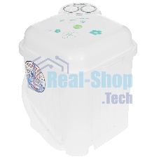 Стиральная машина Славда WS-35Е белая, загрузка вертикальная 3.5кг, класс: A+