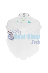 Стиральная машина Славда WS-35Е белая, загрузка вертикальная 3.5кг, класс: A+